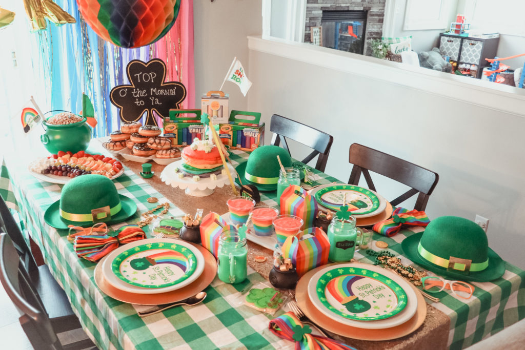 St. Patrick&amp;#39;s Day Rainbow Inspired Party and Decorations