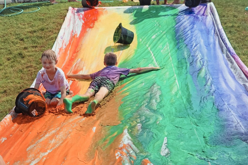 Slip N Slide Plastic The Slip And Slide Includes A Water Slide And