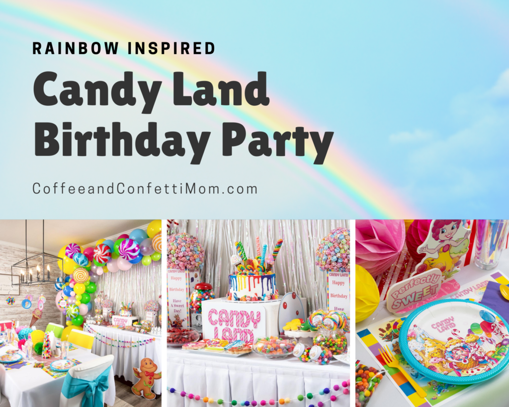 Candy Land Birthday Party with Candy Bar -