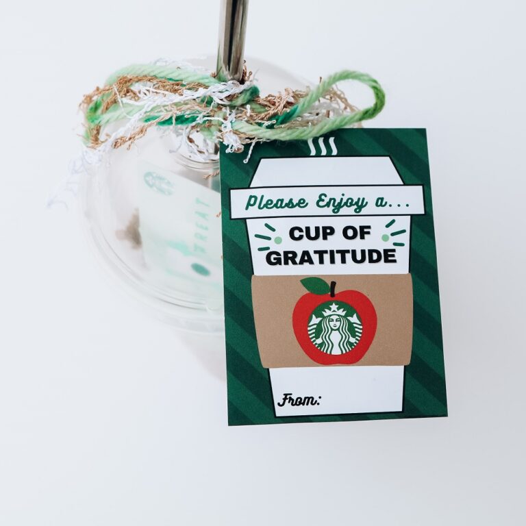 6 TEACHER APPRECIATION GIFT CARD IDEAS WITH FREE PRINTABLES