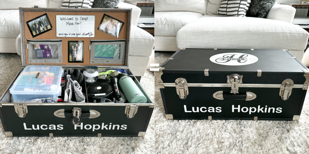 DIY Personalize Camper Trunk and Tips On Packing for Summer Camp 